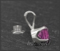 Preview: Anhänger 585 Gold Rhodolith d.rosa, 4,5,6,7mm